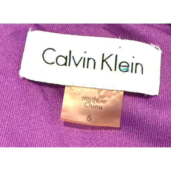 Calvin Klein Women's Floral Sleeveless Scuba Dress Black Red Size 6 - Picture 7 of 8